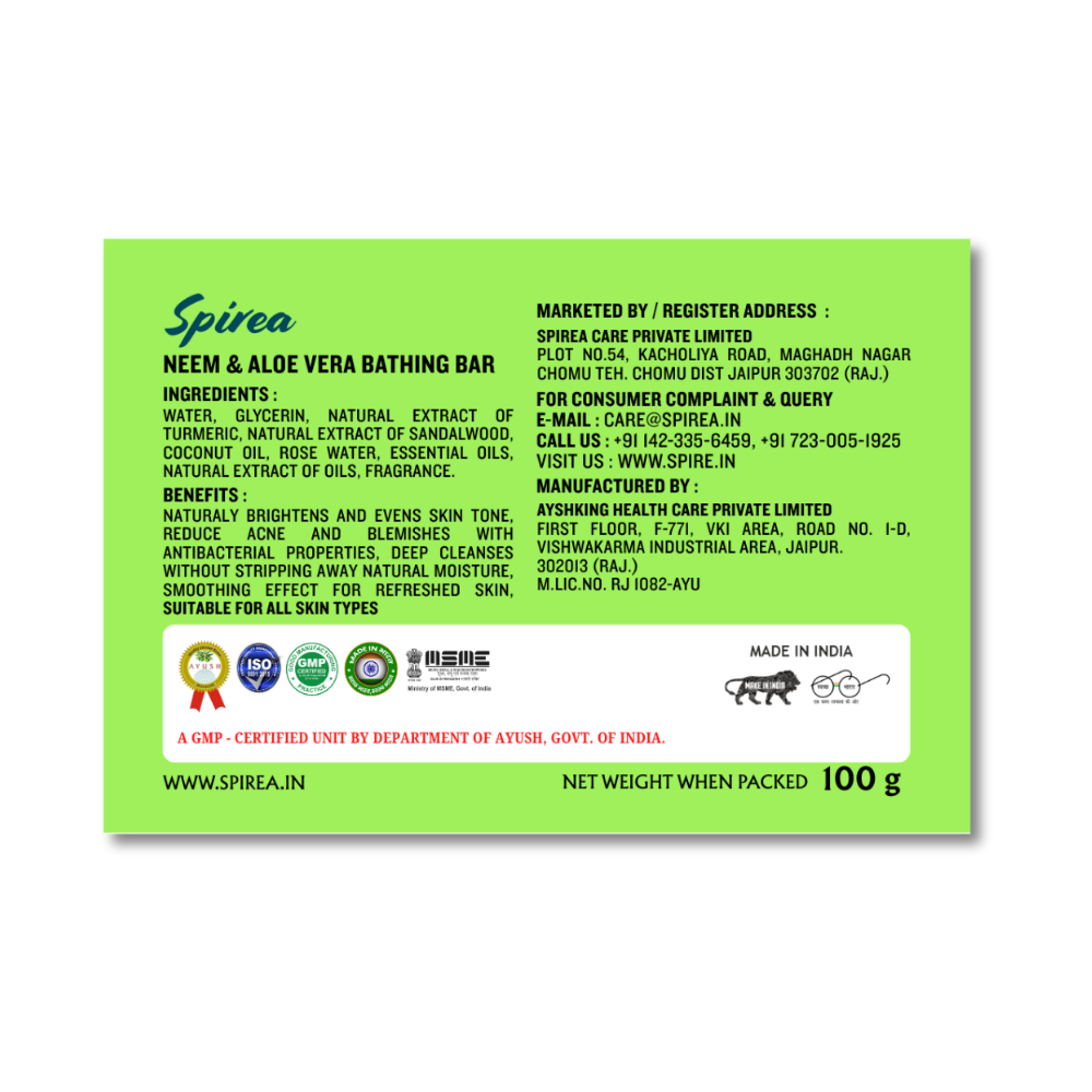 Neem & Aloe Vera Bathing bar